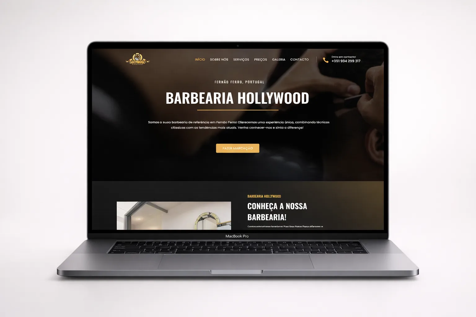 Barbearia Hollywood project
